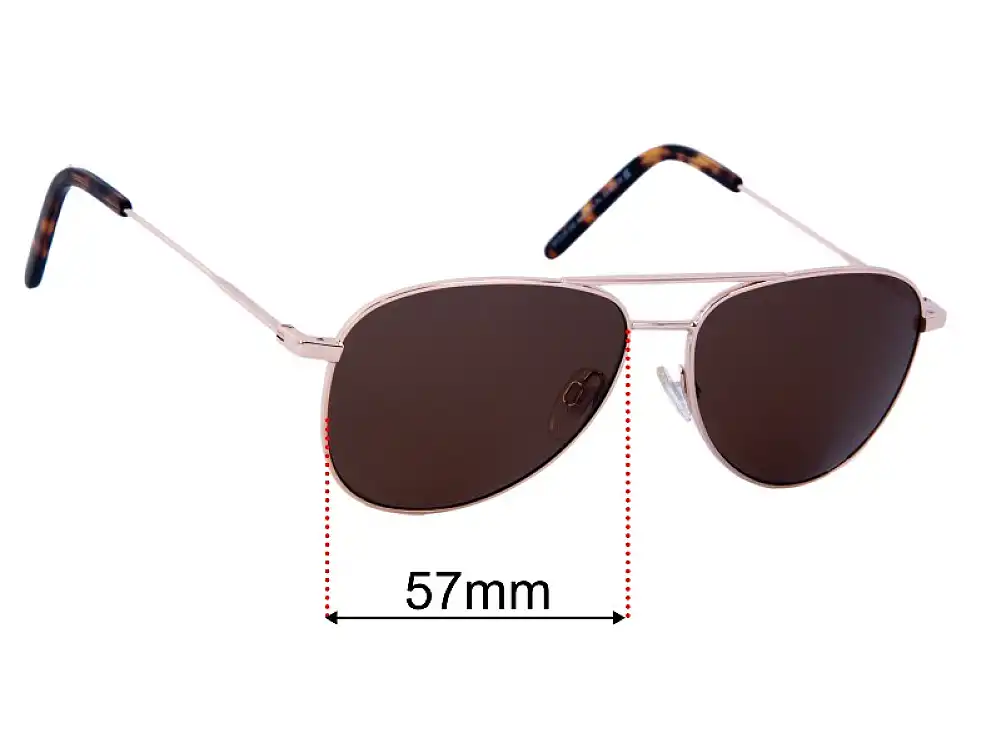 Specsavers Azizi Sun Rx 57mm Replacement Lenses